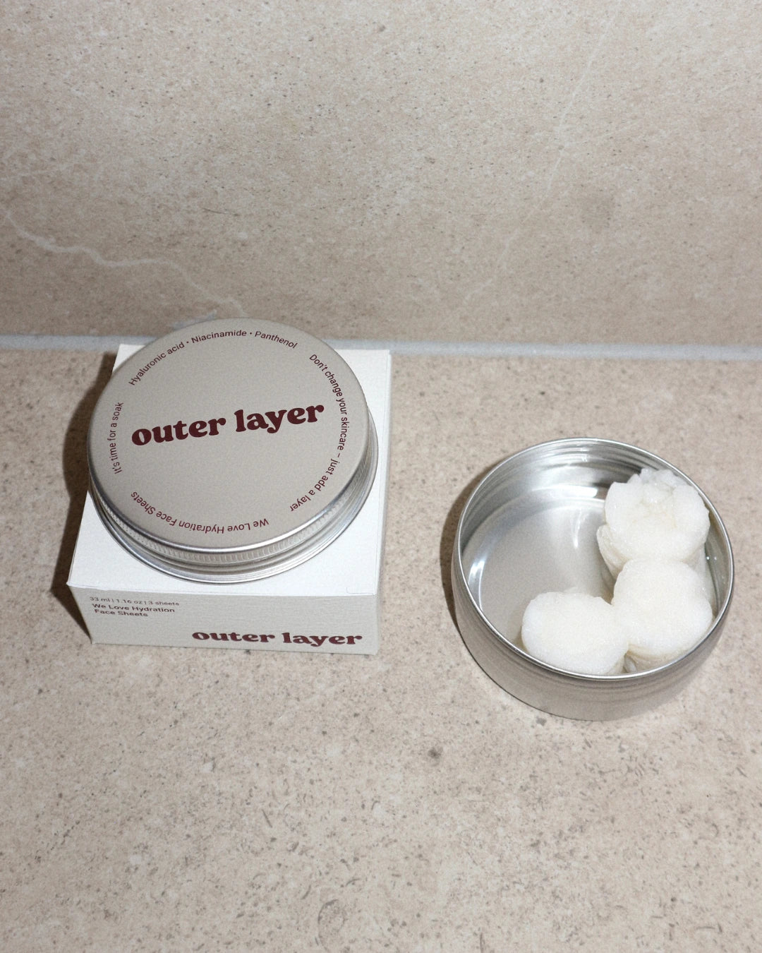 WE LOVE HYDRATION | 3 FACE SHEETS